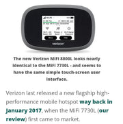 Verizon Pocket wifi Device