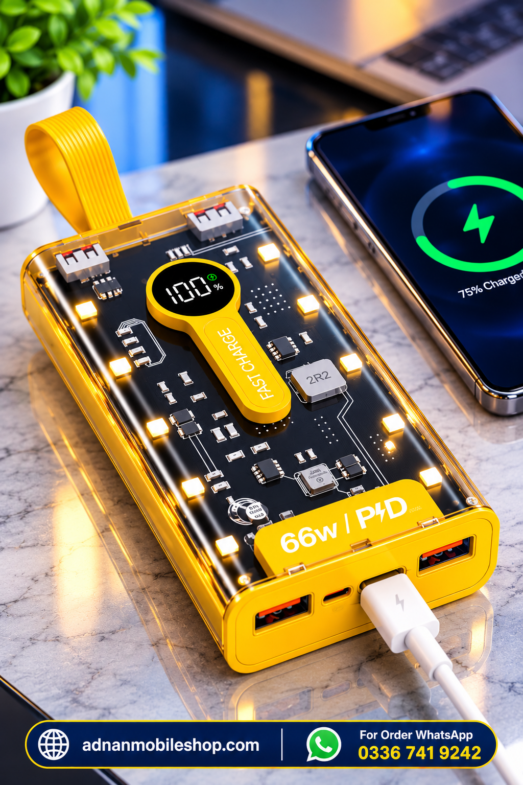 20k mh Light Power Bank