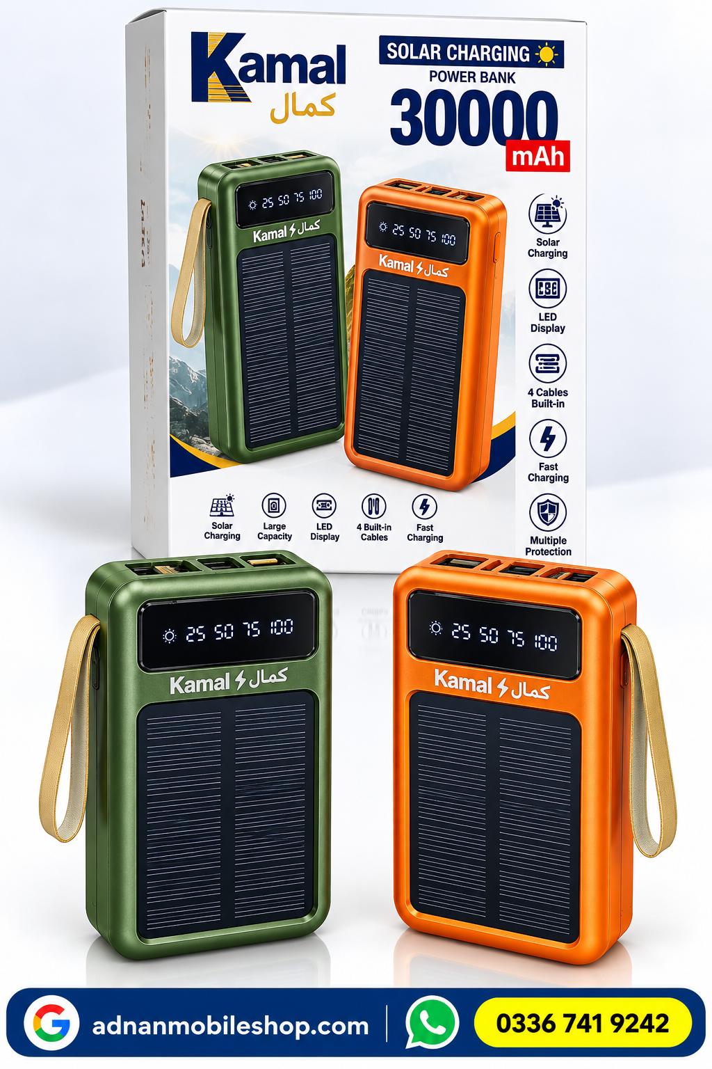 30k mh Solor Power Bank