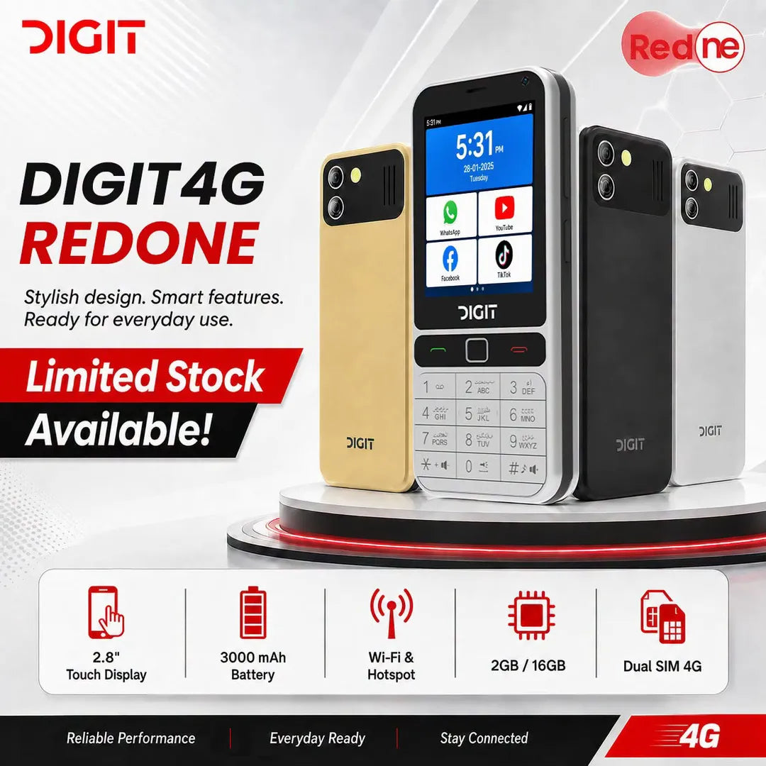Digit 4G Red One Mobile