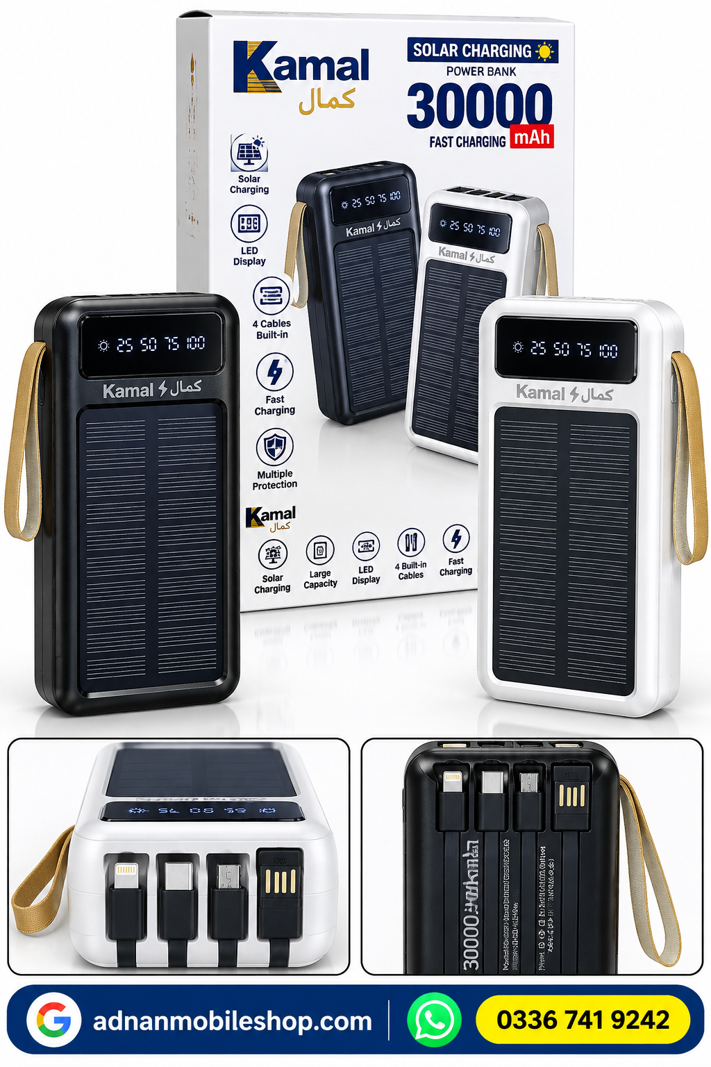 30k mh Solor Power Bank