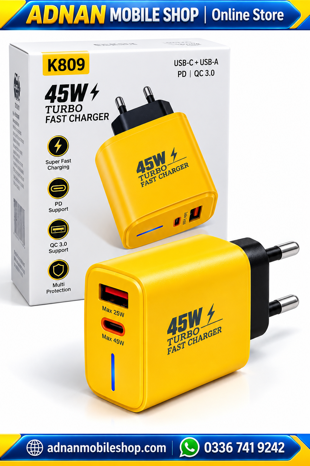 45watt All Option Adapter