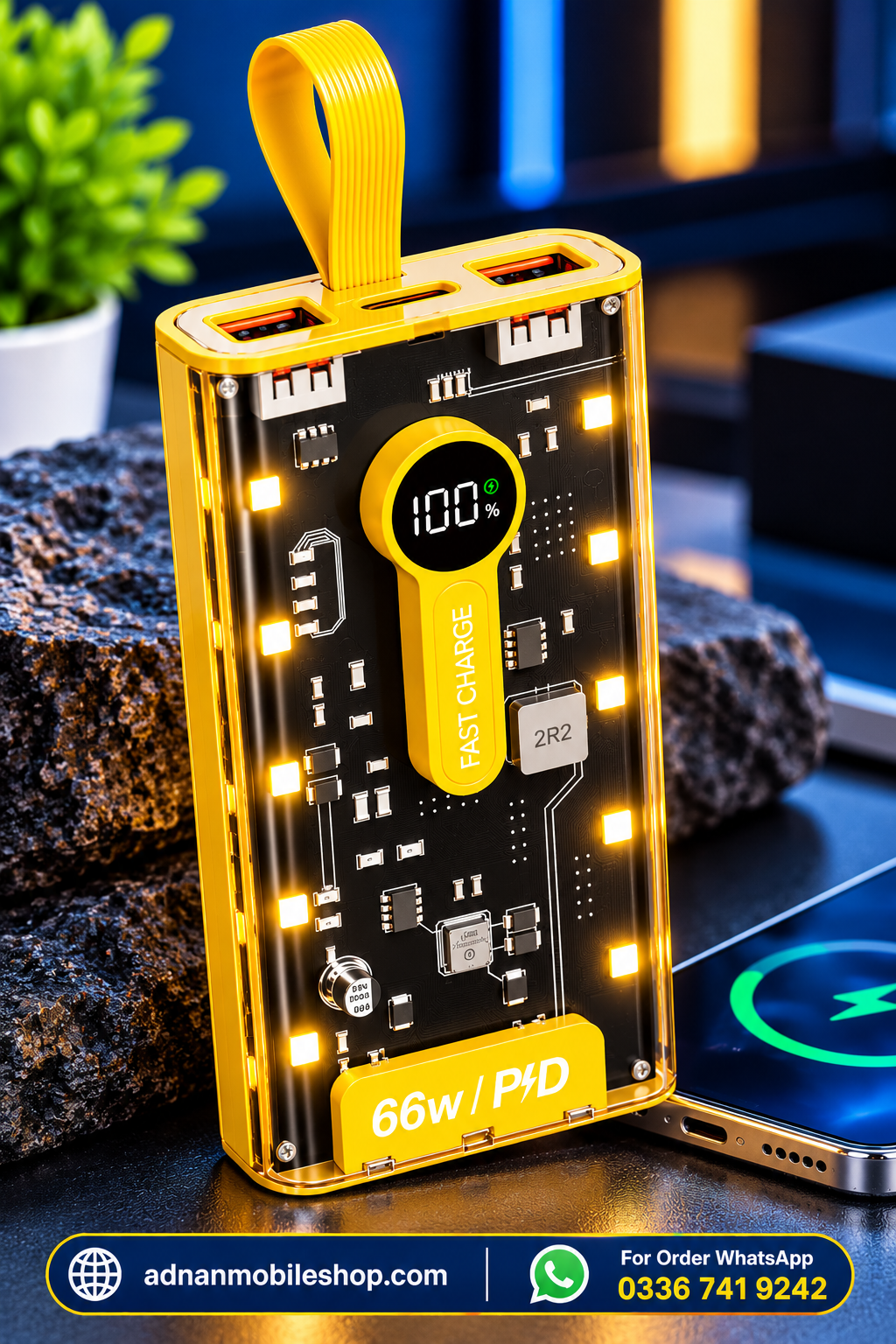 20k mh Light Power Bank